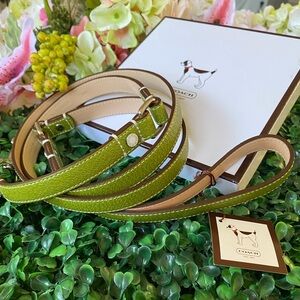 COACH Dog Leash💚